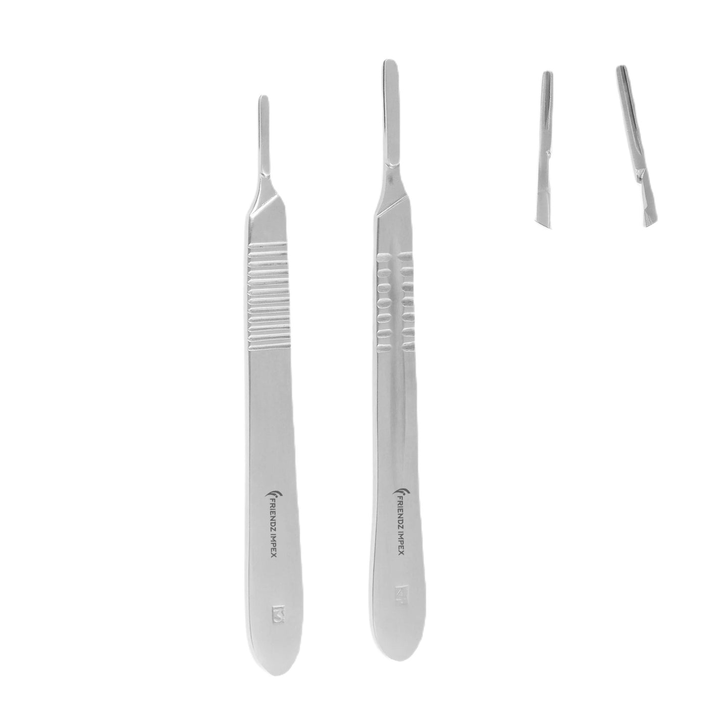 Dental Scalpel Handle 2 Surgical Instruments Stainless.