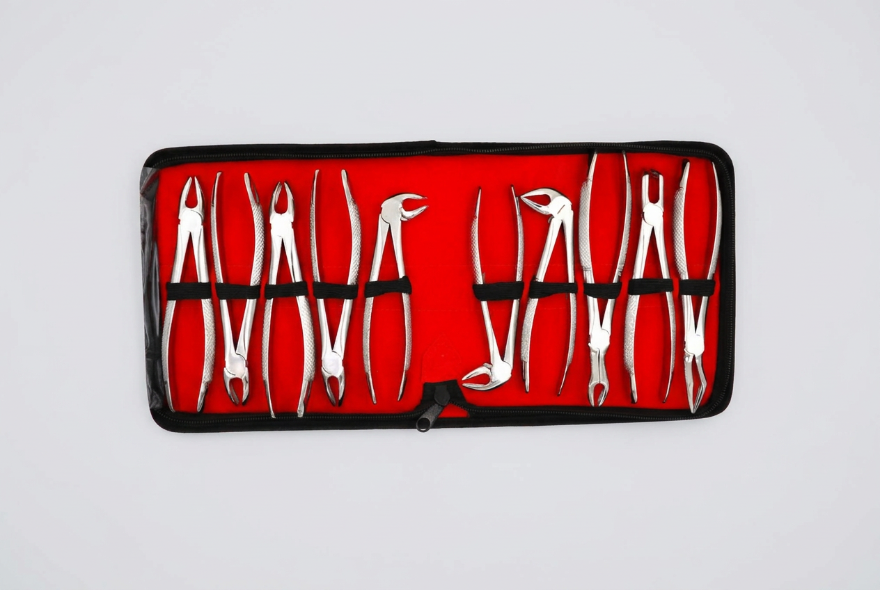 10-Piece Dental Extracting Forceps Sets: Approximately 300 Sets in Stock