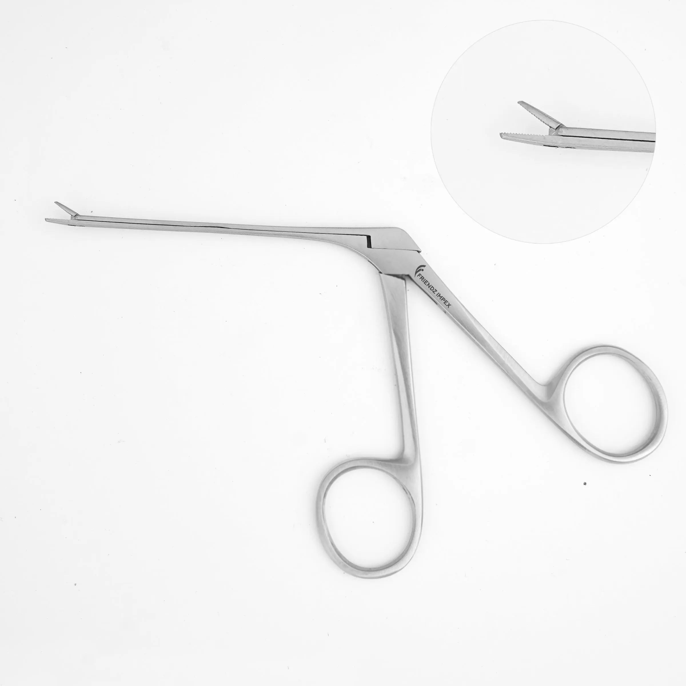 Micro ear forceps 8cm, stainless steel surgical dental instrument by GN SURGICAL LTD