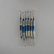 6-Piece Non-Stick Composite Dental Restorative Filling Instruments Kit, Titanium Coated.