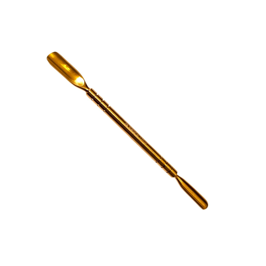 Utensile professionale per cuticole, paletta a doppia punta e lama, oro, 14 cm G.N SURGICAL LTD SCISSORS GN SURGICAL LTD