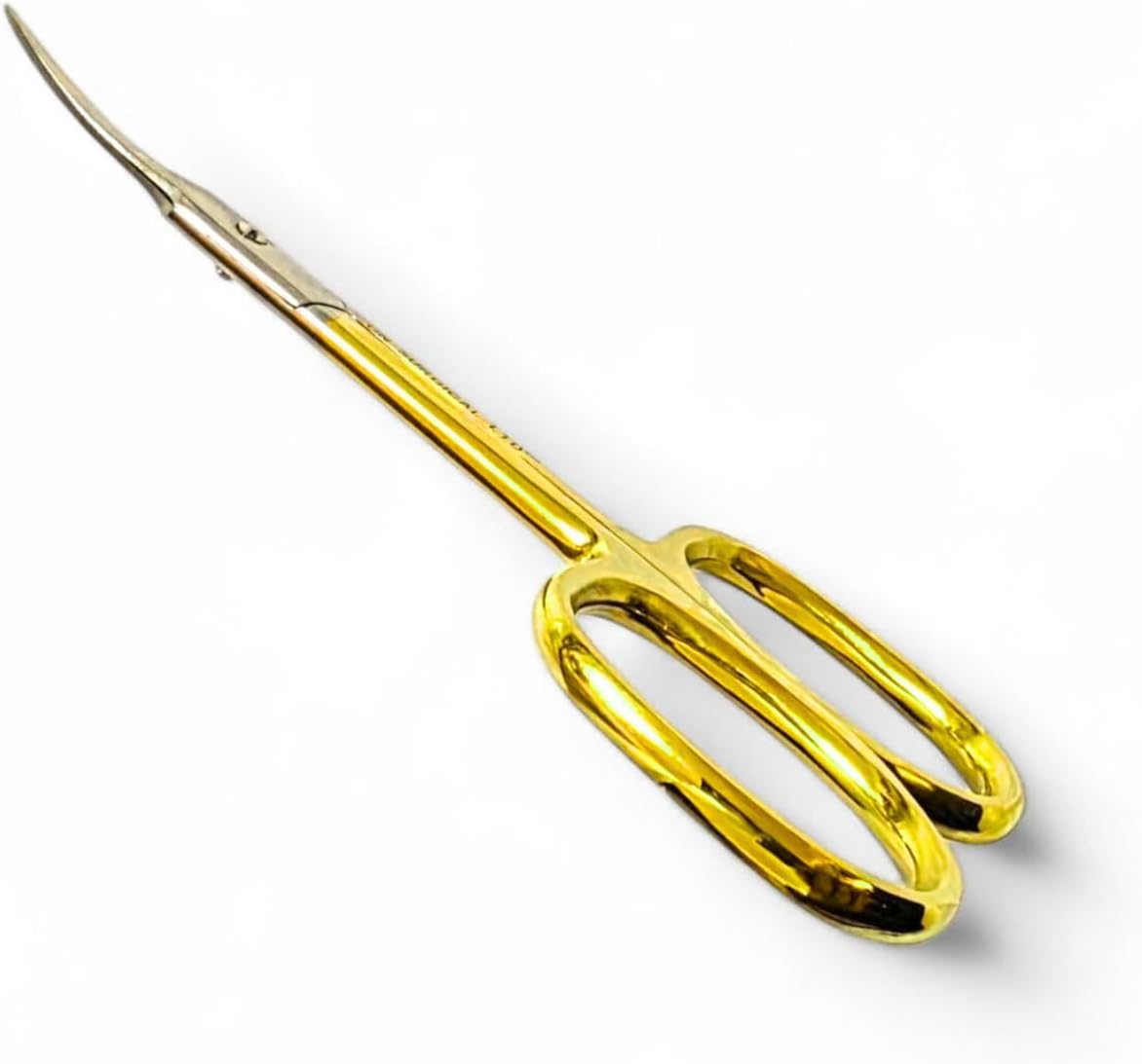 Professional Cuticle Scissors with Sharp Edge, Gold Finish Nail Care Tool for Precision Trimming GN SURGICAL LTD  GN SURGICAL LTD