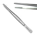 Pinzette professionali in acciaio inox per uso universitario, pinzette seghettate multiuso SS 13 cm G.N SURGICAL LTD TWEEZER GN SURGICAL LTD
