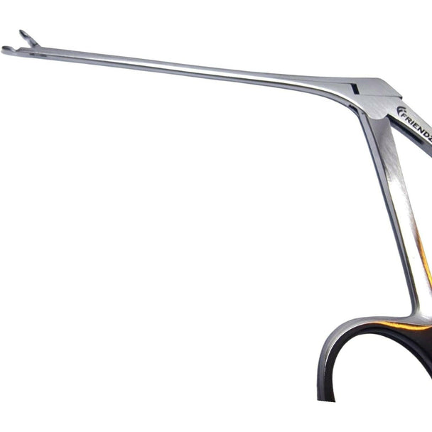 Stainless steel surgical dental instrument with long handle, used for dental procedures by GN SURGICAL LTD