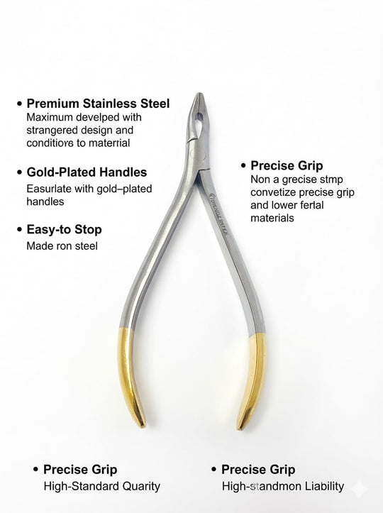 Dental Weingart TC ortodontisk verktygstång för placering av valvtråd G.N SURGICAL LTD PLIERS GN SURGICAL LTD
