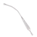 Stainless steel surgical dental suction instrument with curved handle, GN SURGICAL LTD