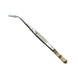 Stainless steel dental surgical tweezer with grooved grip, reusable instrument by GN SURGICAL LTD