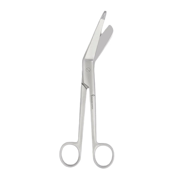 Stainless steel surgical dental instrument, angled scissor with safety blade by GN SURGICAL LTD
