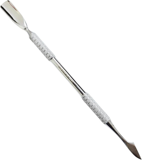 Professional Double-Ended Cuticle Pusher, Stainless Steel, Textured Grip Handle G.N SURGICAL LTD  GN SURGICAL LTD
