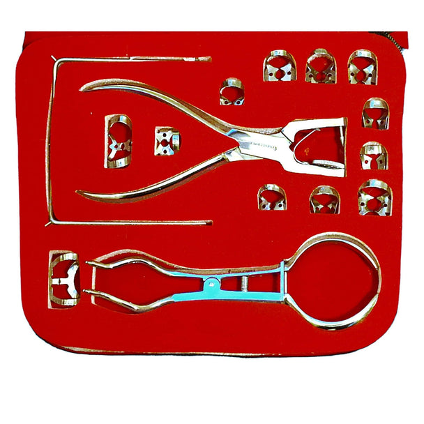 Dental Rubber Dam Kit, Rubber Dam Perforator Puncher, Teeth Care Pliers Orthodontic Material, Dentist Lab Device, with Storage Bag, 1 Set GN SURGICAL LTD Business, Office & Industrial: Healthcare, Lab & Dental:Handpieces & Instruments:Dental Instruments GN SURGICAL LTD