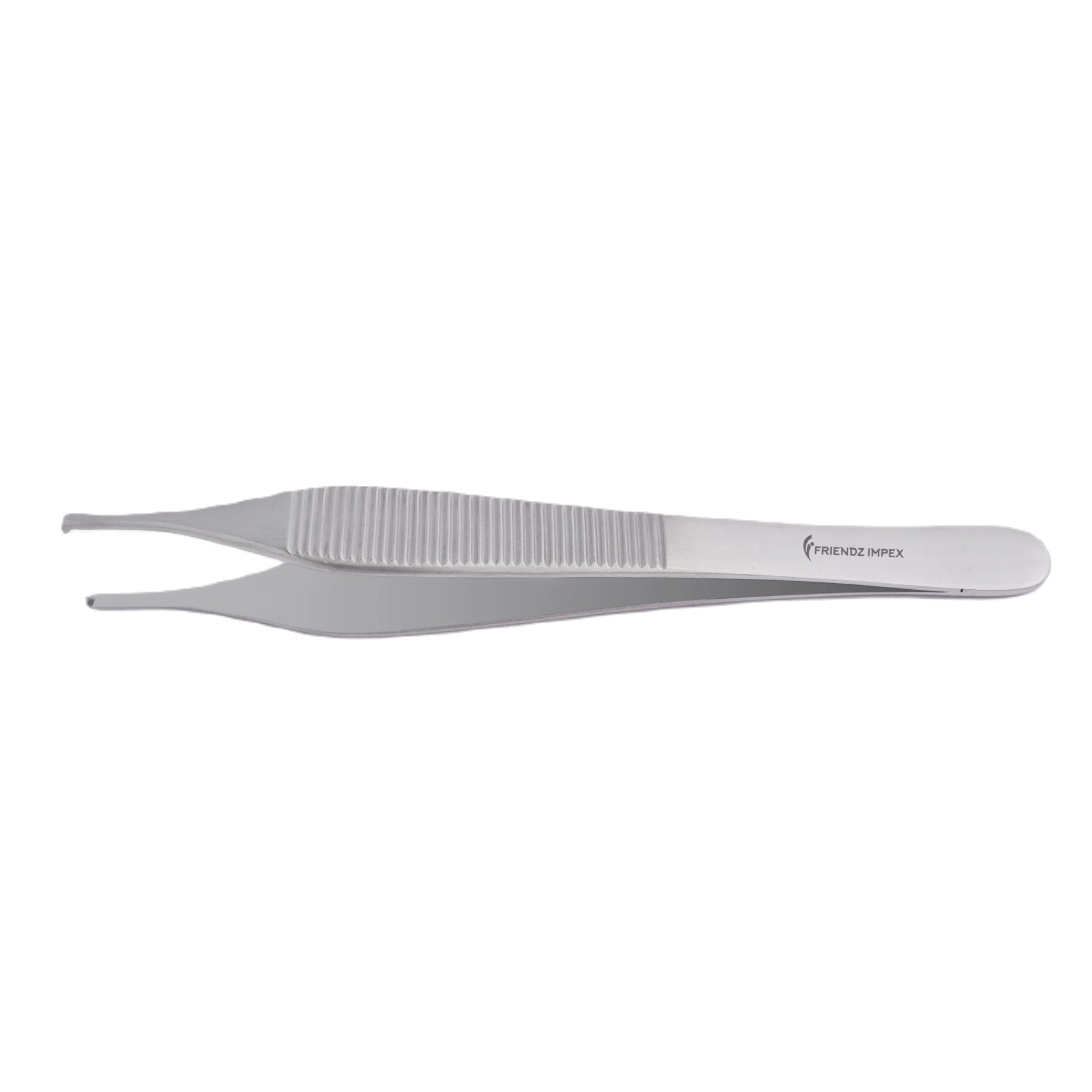 College Thumb Dressing Forceps Tweezers Serrated Surgical Multipurpose SS 11.5cm