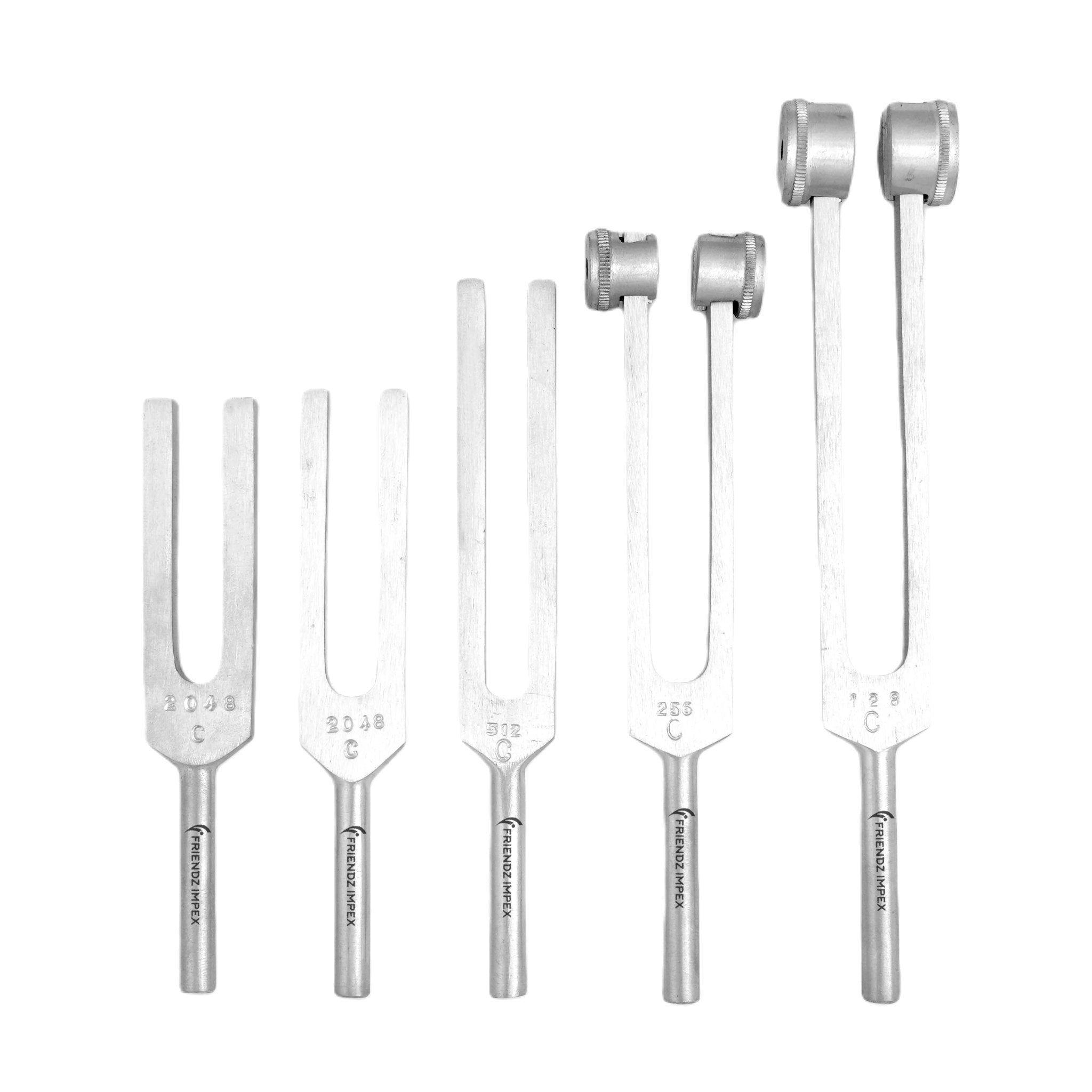 Medical TUNNING SET TUNING FORK Diagnostic 5Pcs SET ENT Quality Aliminium CE