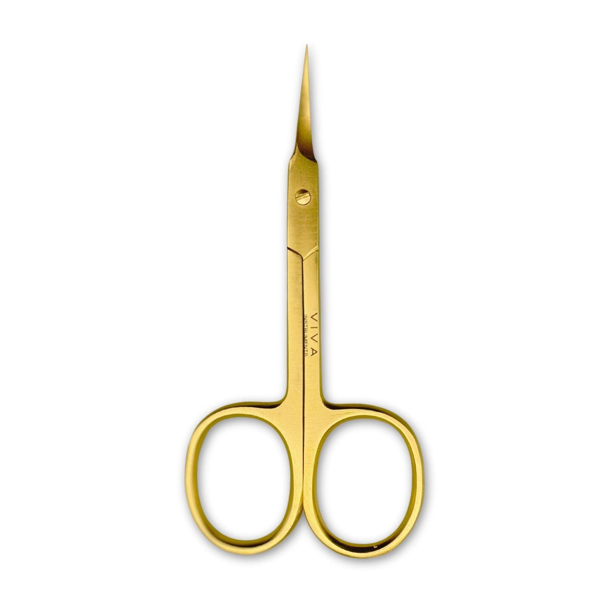 Cuticle Scissors Curved Gold