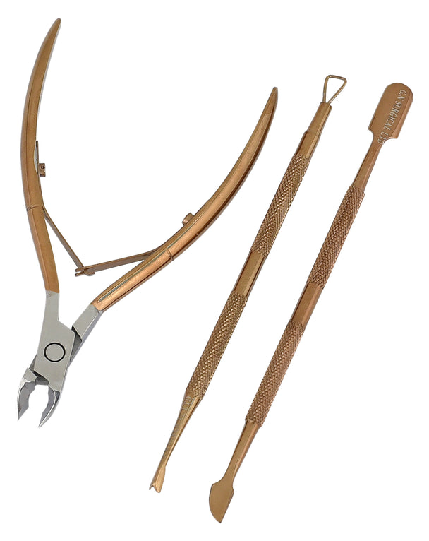 Professional Nail Care Set, 3-Piece Manicure Tools,  Rose Gold G.N SURGICAL LTD Health & Beauty:Nail Care, Manicure & Pedicure:Nail Care Tools:Manicure & Pedicure Tools & Kits GN SURGICAL LTD