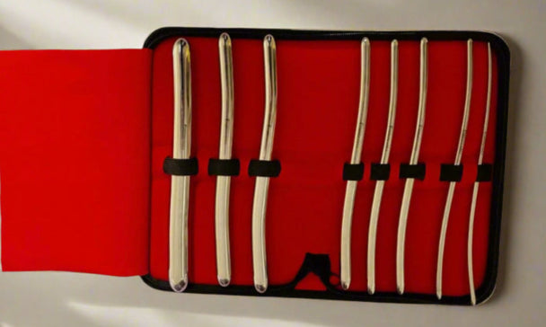 Uterine Dilator Hegar Sounds Surgical Gyne Urethral Instruments 8 Pcs Set.