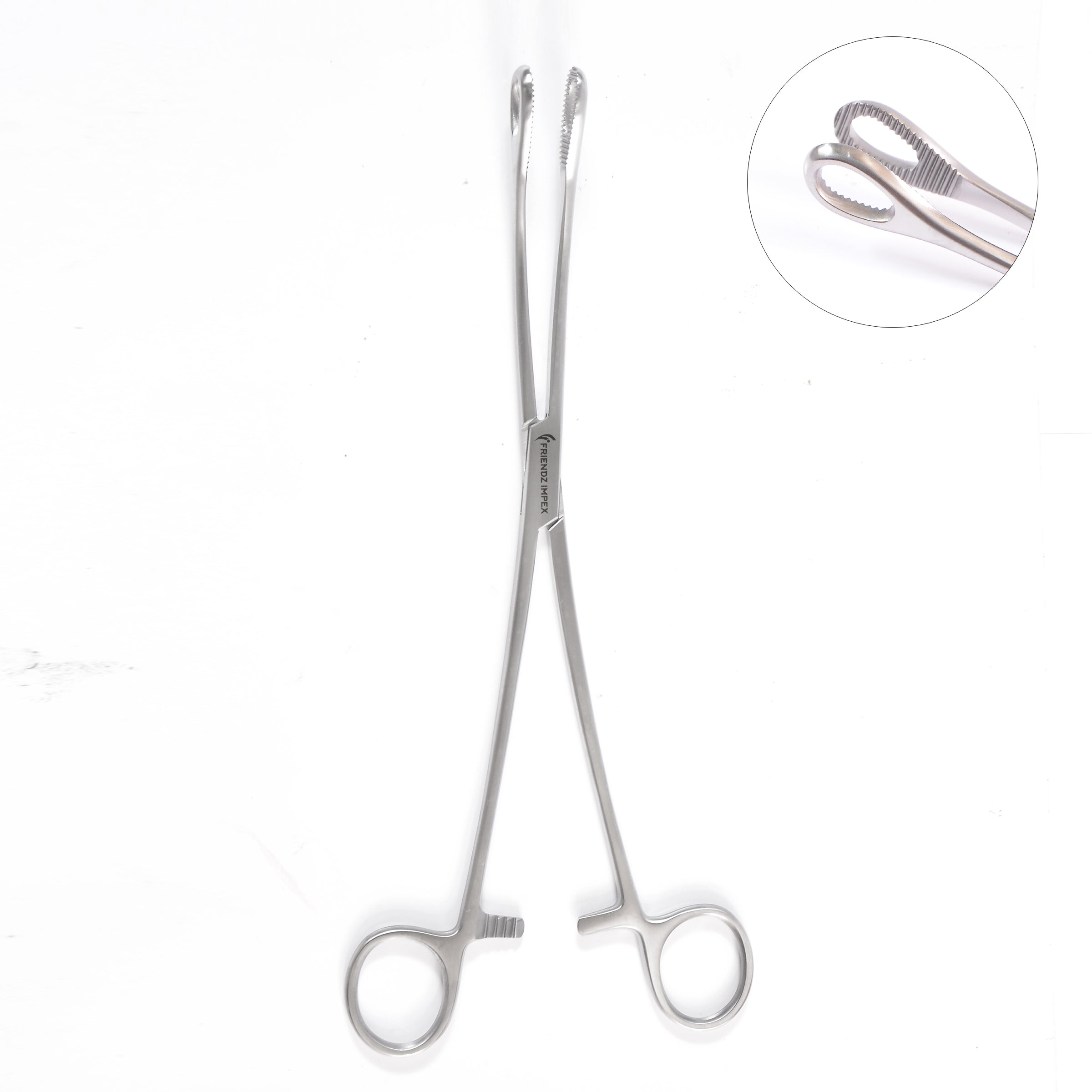 Sponge Holding Forceps Curved 10" Surgical Body Piercing Gynaecology Tool UK