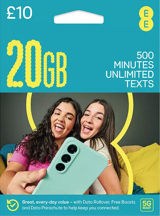 EE 20GB Pay As You Go SIM Card