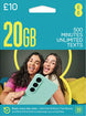 EE 20GB Pay As You Go SIM Card