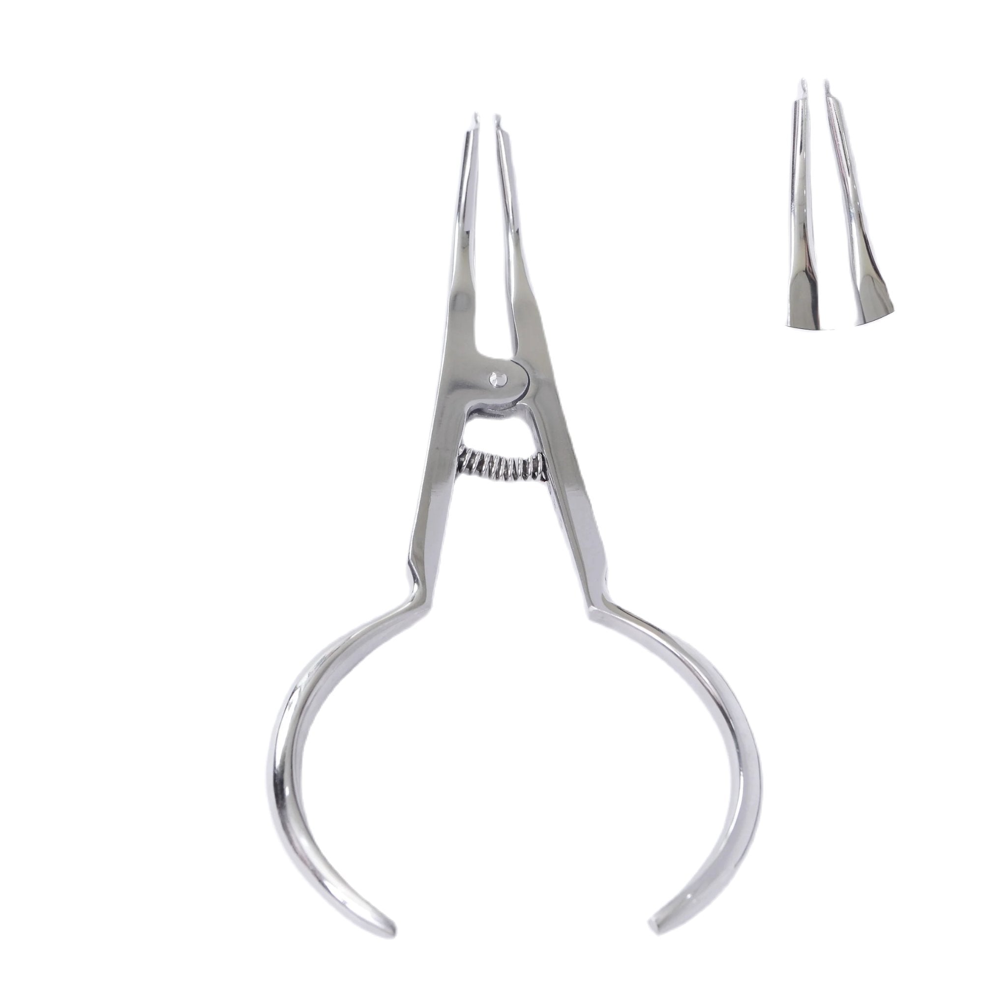 Dental Stainless Steel Elastic Separating Pliers Curved Orthodontic Instruments