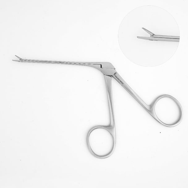 ENT forceps bundle of 4 pcs 8cm cup forceps 8cm ear black and Dull finish 8.5cm crocodile forceps.