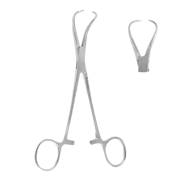 Stainless steel 16cm towel clamp surgical instrument, reusable, by GN Surgical Ltd