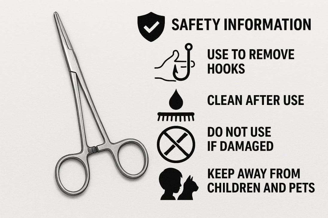 Professional Hemostat Fishing Forceps of Stainless Steel Used as Jewelry, Fly Fishing Forceps and unhooking Fish Pliers - Pet, Dog Ear Hair Grooming Forceps G.N SURGICAL LTD  GN SURGICAL LTD