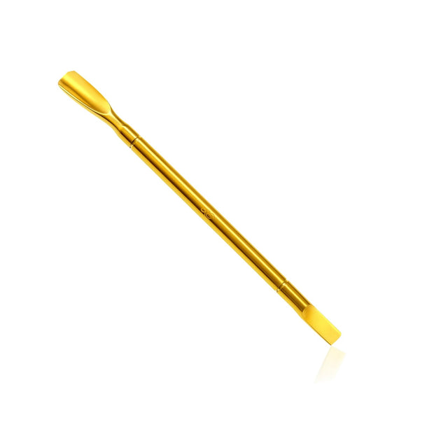 Professional Cuticle Tool, Double-Ended Paddle and Blade, Gold, 14 cm G.N SURGICAL LTD  GN SURGICAL LTD