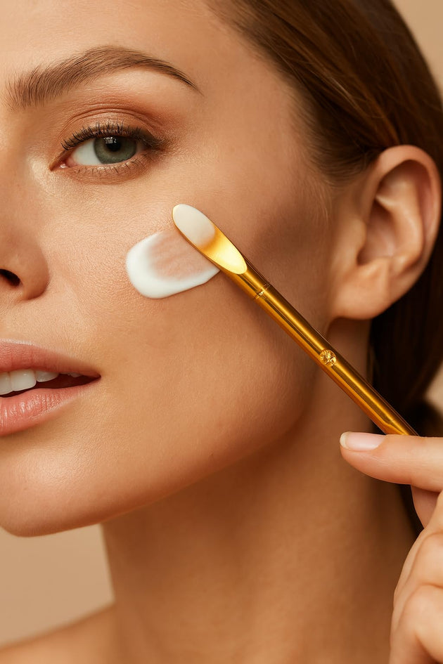 Professional Cuticle Tool, Double-Ended Paddle and Blade, Gold, 14 cm G.N SURGICAL LTD  GN SURGICAL LTD