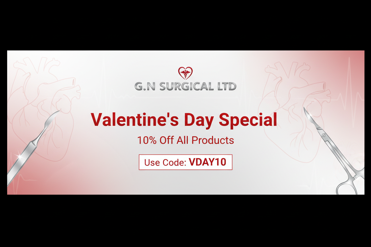 G.N SURGICAL LTD Valentine's Day Banner