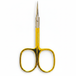 Gold Cuticle Scissors Front View