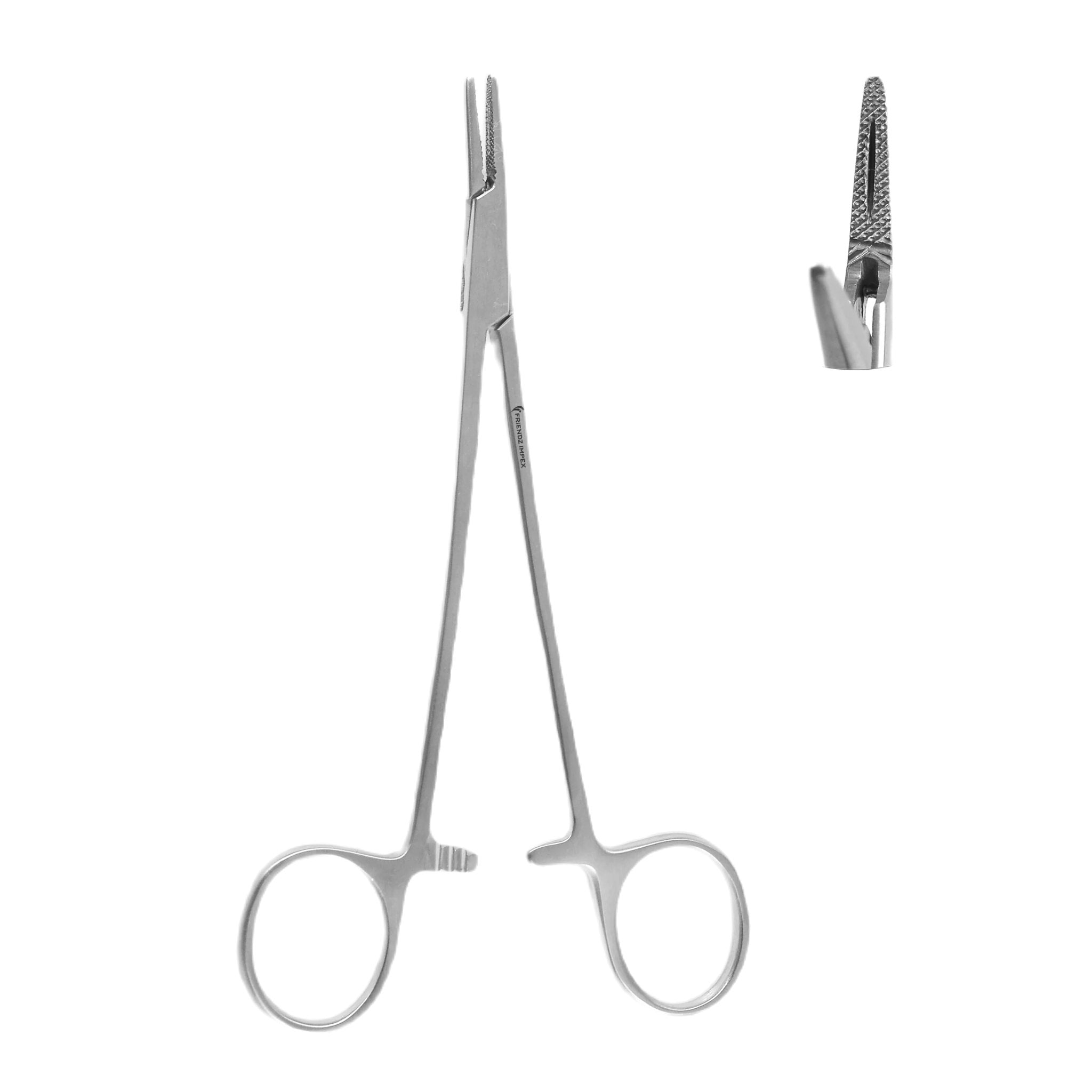 Dental Crilewood Needle Holder Suturing Forceps Suture Training Surgical 15cm CE