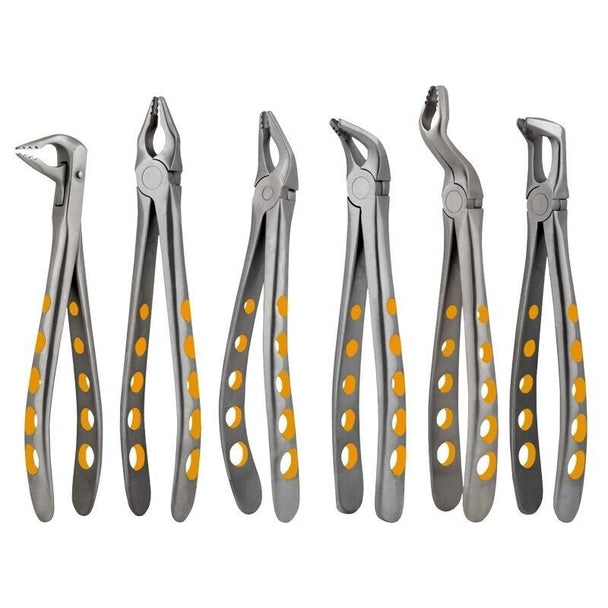 6 Pcs Apical Retention Atraumatic Extracting Dental Forceps Set German Premolars Friendz Impex Business, Office & Industrial: Healthcare, Lab & Dental:Handpieces & Instruments:Dental Instruments GN SURGICAL LTD