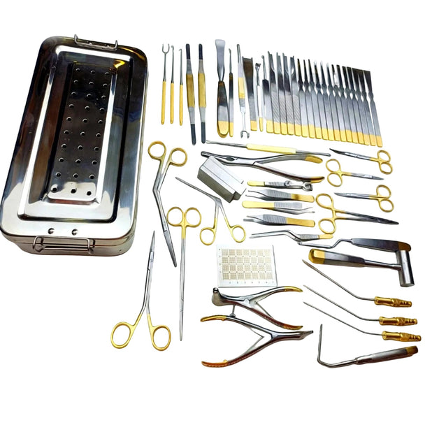 Rhinoplasty Nose Surgery Instrument Set Of 53 Pcs Plastic Surgery Instruments CE G.N SURGICAL LTD Business & Industrial: Healthcare, Lab & Dental:Handpieces & Instruments:Surgical & Orthopedic Instruments GN SURGICAL LTD