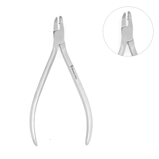 Stainless steel orthodontic plier dental instrument, GN SURGICAL LTD, reusable, durable.