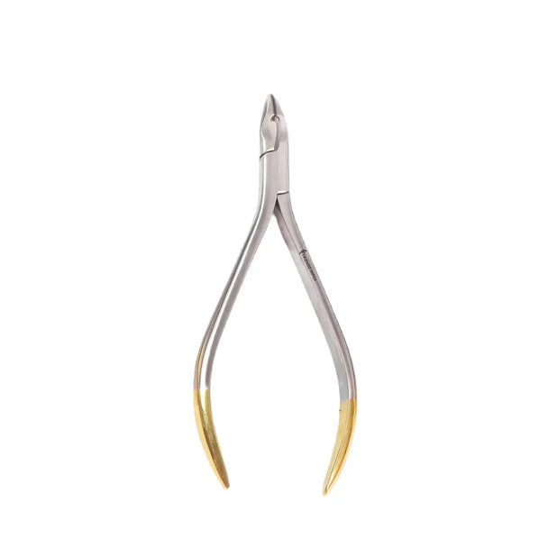 Stainless steel dental extraction forceps with gold-plated handles from GN SURGICAL LTD